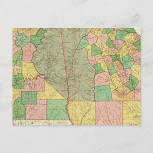 Carte Postale Géorgie et Alabama 2