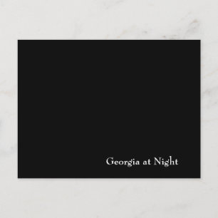 Carte Postale Géorgie la nuit