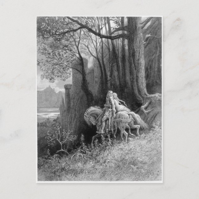 Carte Postale Geraint et Enid Ride Away (Devant)