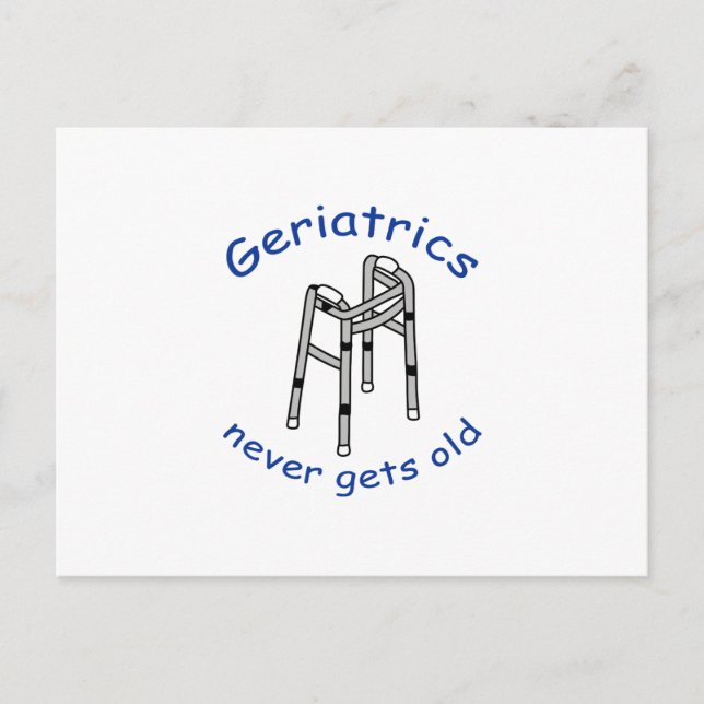 CARTE POSTALE GÉRIATRIE (Devant)