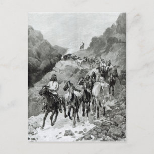 Carte Postale Geronimo et son groupe