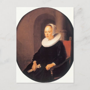 Carte Postale Gerrit Dou - Portrait d'une femme