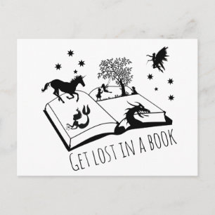 Carte Postale Get Lost in a Book