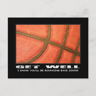 Carte Postale "Get Well-BounceBack"
