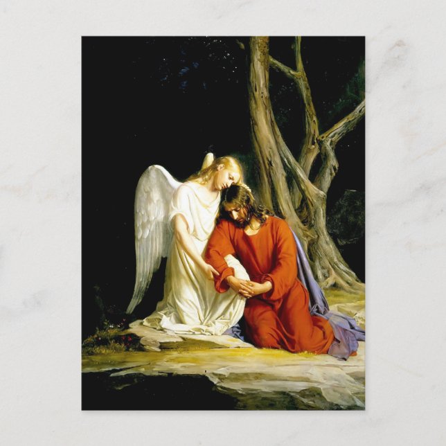 Carte Postale Gethsemane Carl Bloch (Devant)