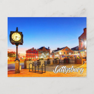 Carte Postale Gettysburg, Pennsylvanie, États-Unis