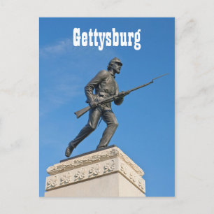 Carte postale Gettysburg Statue I
