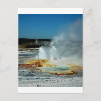 Carte Postale Geysers de Yellowstone