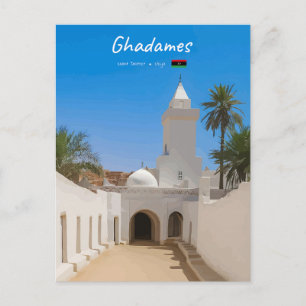 Carte Postale Ghadames, Libye - Mosquée Blanche