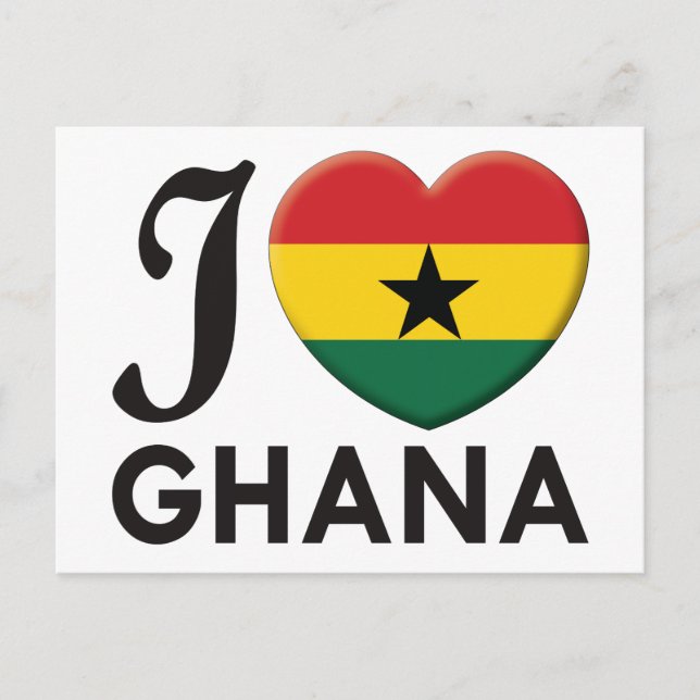 Carte Postale Ghana Love (Devant)