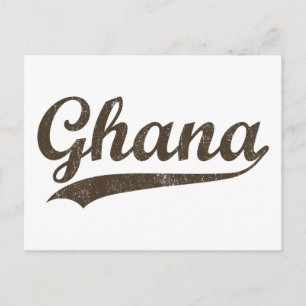 Carte Postale Ghana vintage