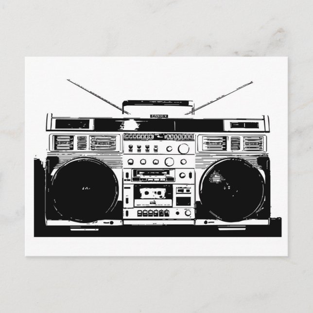 Carte Postale Ghetto Blaster (Devant)