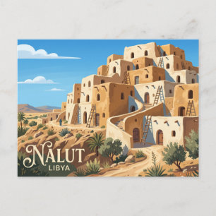 Carte Postale Ghorfa berbère Libye