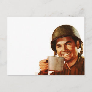 Carte Postale GI Cuppa Joe