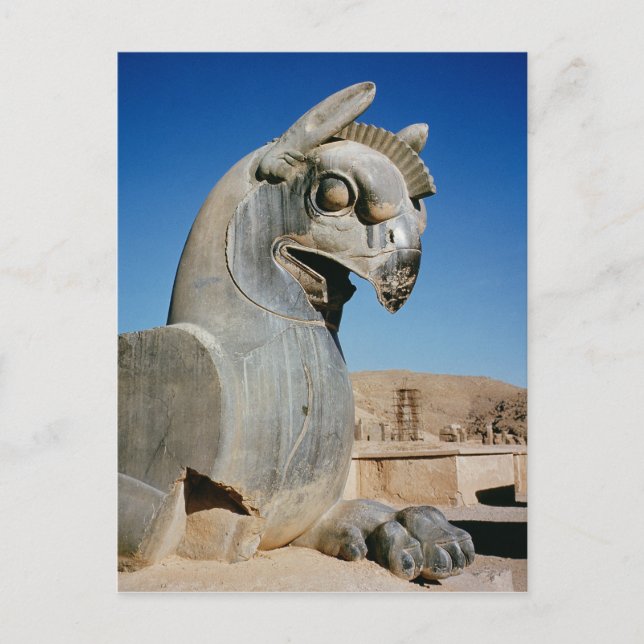 Carte Postale Giant griffin, persan, c.516-465 av. (Devant)