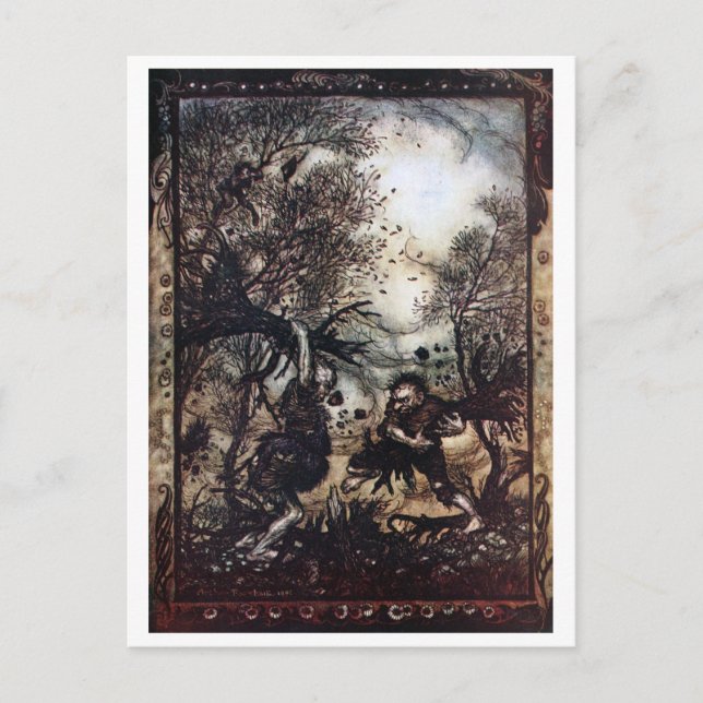 Carte Postale Giants de combat (Devant)