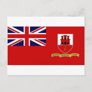 Carte Postale Gibraltar Civil Ensign