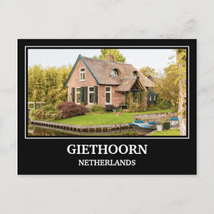 Carte postale Giethoorn Pays-Bas