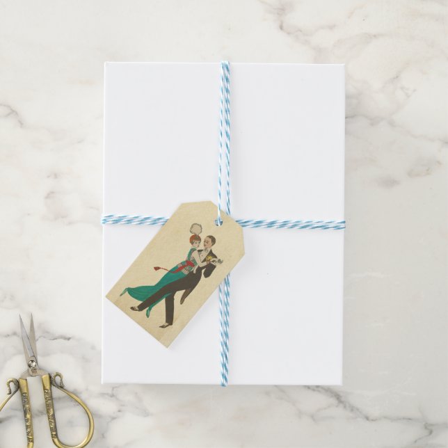 Carte Postale Gift Tag (With Twine)
