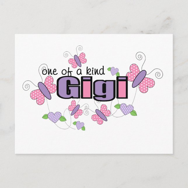Carte Postale Gigi Unique (Devant)