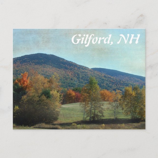 Carte Postale Gilford, NH (Devant)