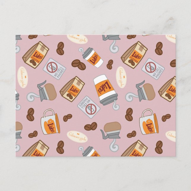Carte Postale Gilmore Girls | La routine café du diner de Luke (Devant)