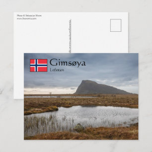Carte Postale Gimsoya Lofoten