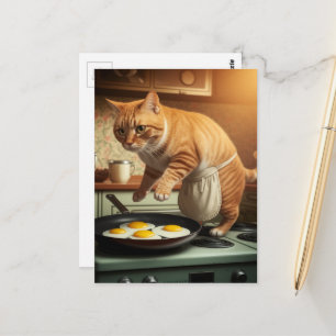 Carte Postale Gingembre Gingembre Gâteau Cuisine Oeufs Pour Le P