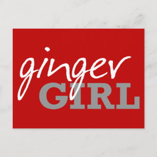 Carte Postale Ginger Girl Redhead Freckles