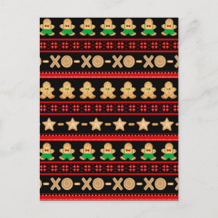 Carte Postale Gingerbread Cookies de Noël laid Sweat