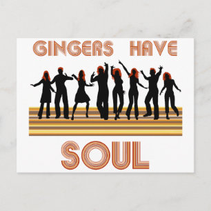Carte Postale Gingers avec train d'âmes