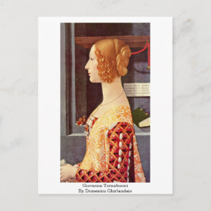 Carte Postale Giovanna Tornabuoni Par Domenico Ghirlandaio