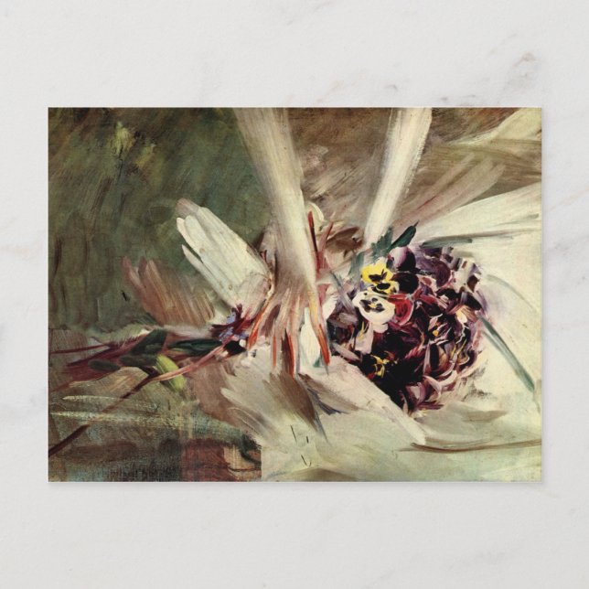 Carte Postale Giovanni Boldini - Le Pansy (Devant)