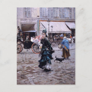 Carte Postale Giovanni Boldini - Traverser la rue
