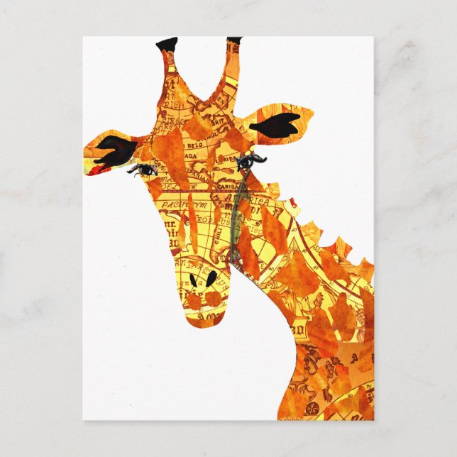 Carte postale Giraffe (Devant)
