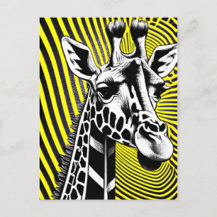 Carte Postale Giraffe