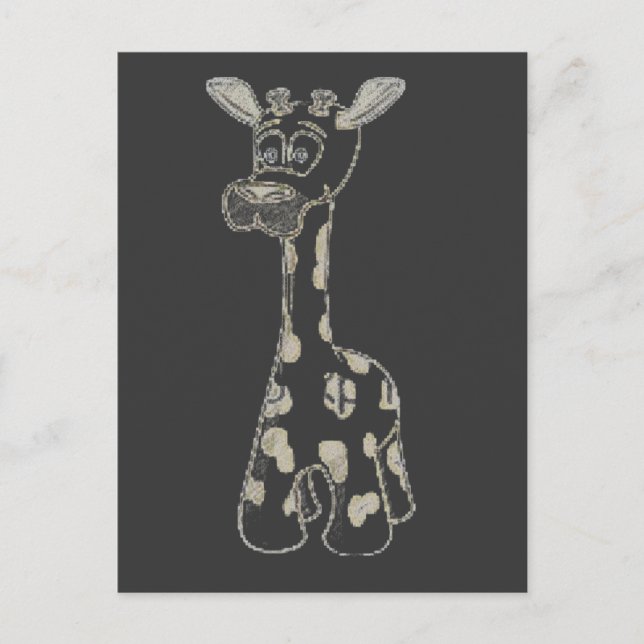 Carte postale Giraffe (Devant)