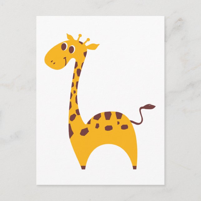 Carte Postale Giraffe (Devant)