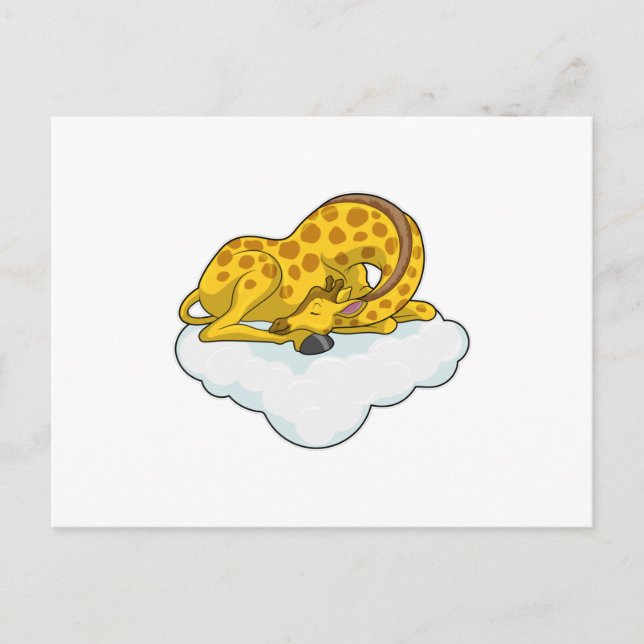 Carte Postale Giraffe (Devant)