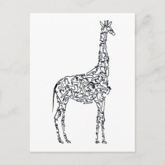 Carte Postale GIRAFFE AFRICAIN par NICHOLAS