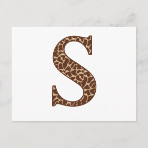 Carte Postale Giraffe S