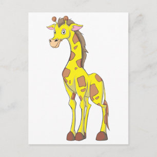 Carte Postale Giraffe souriante