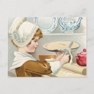 Carte Postale GIRL BAYER vintage