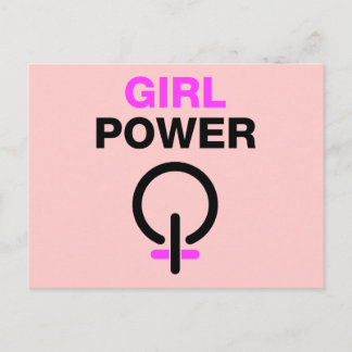 Carte Postale Girl Power