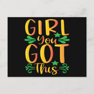 Carte Postale Girl Power