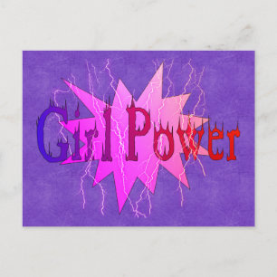 Carte Postale Girl Power