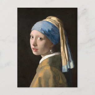 Carte Postale Girl with the pearl earring - Johannes Vermeer