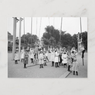 Carte Postale Girls Playground, 1905