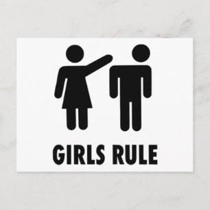 Carte postale Girls Rule