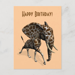 Carte Postale Girphant Ou Eleffe